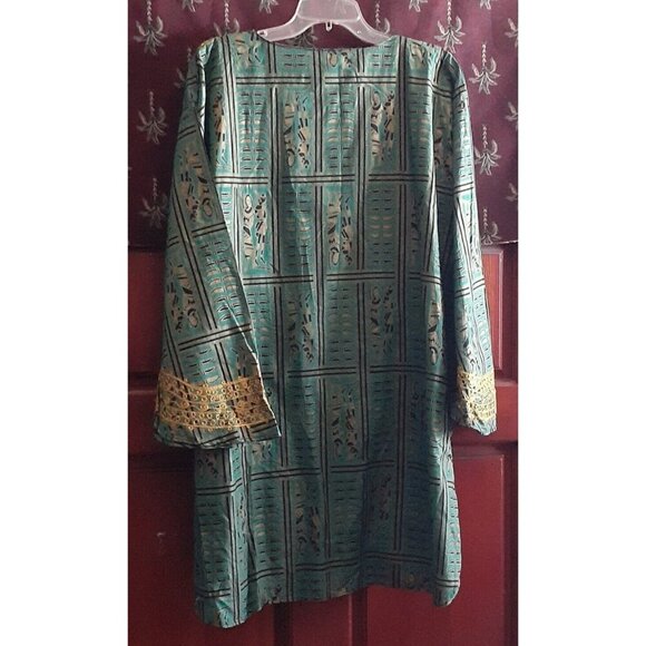 Unisex Dashiki African Star Gold Thread One Size Drum Circle Boho Performance - Picture 9 of 15